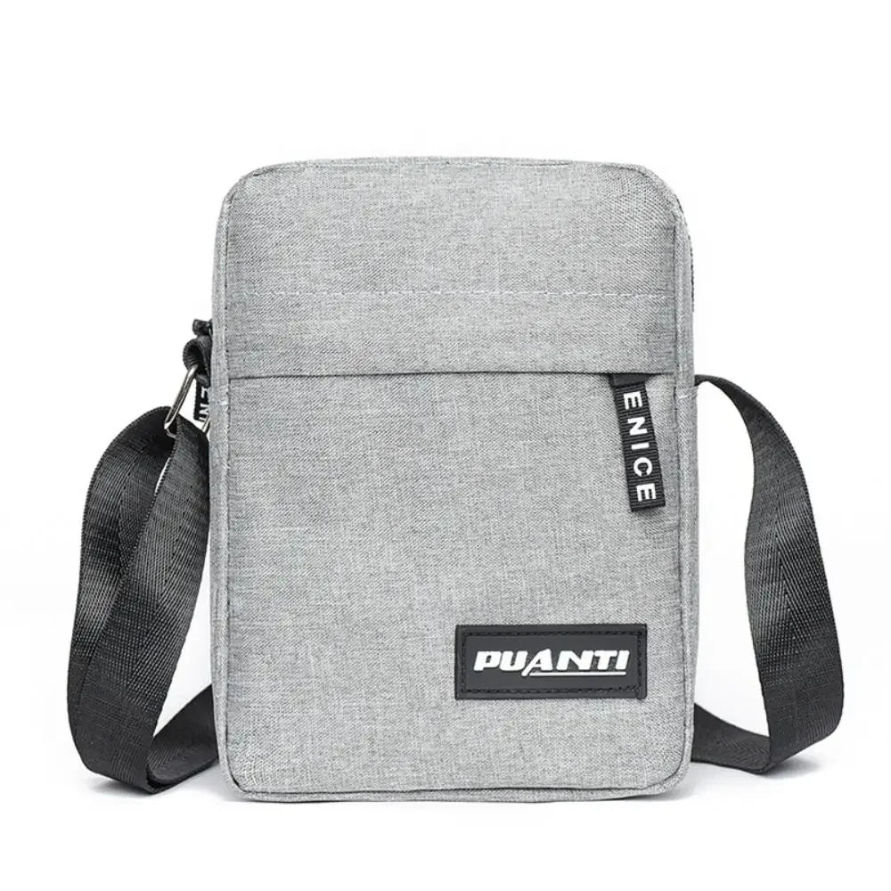 Bolso Masculino Multifunción de Nylon | Bandolera, Mensajero y Casual | Elegante, Compacto y Resistente
