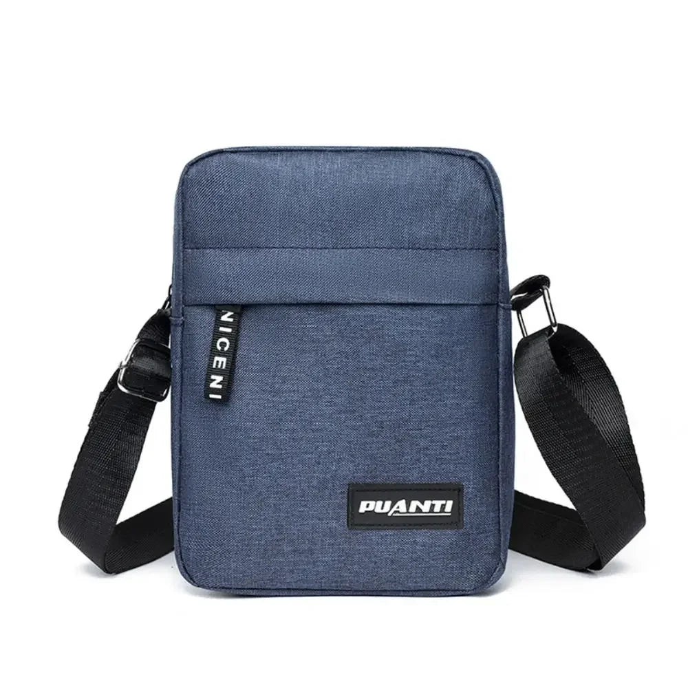 Bolso Masculino Multifunción de Nylon | Bandolera, Mensajero y Casual | Elegante, Compacto y Resistente