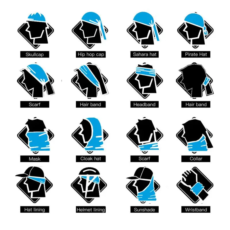 Pañuelo Tubular Sin Costuras Unisex – Multifuncional para Deporte y Uso Diario