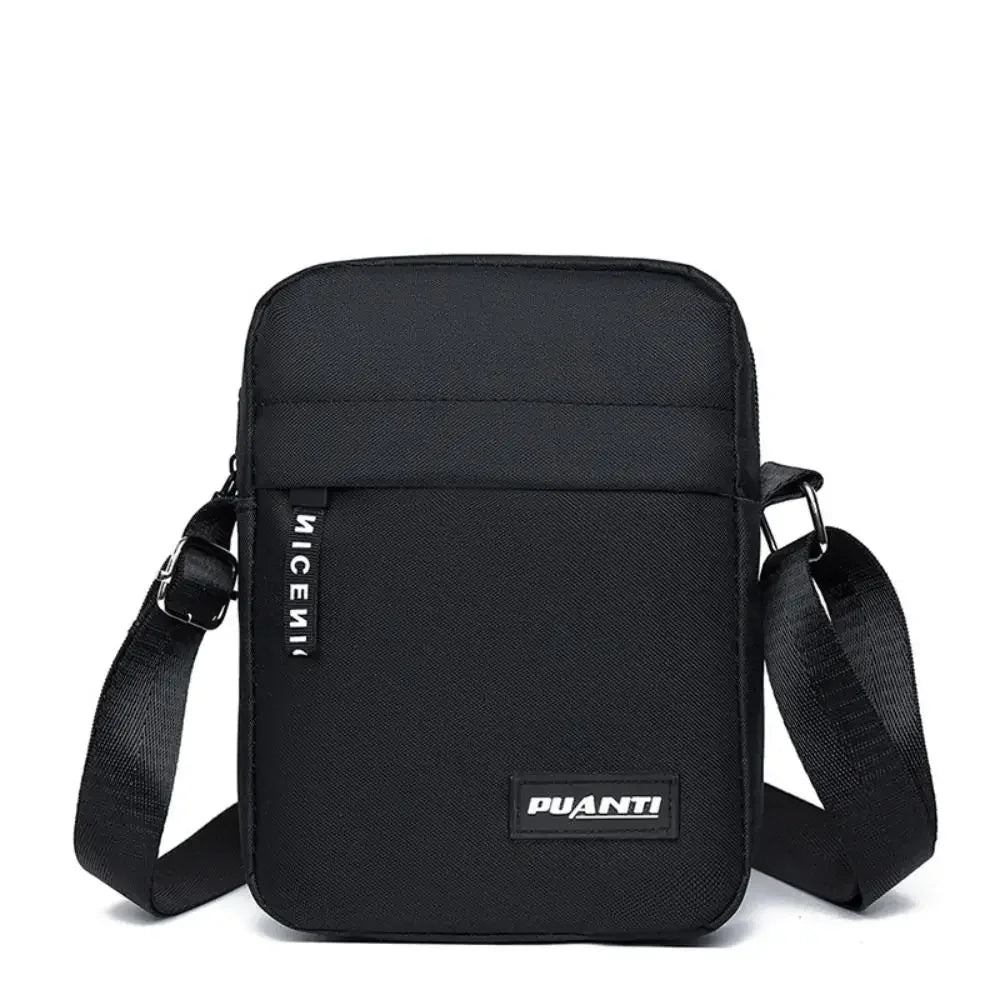 Bolso Masculino Multifunción de Nylon | Bandolera, Mensajero y Casual | Elegante, Compacto y Resistente